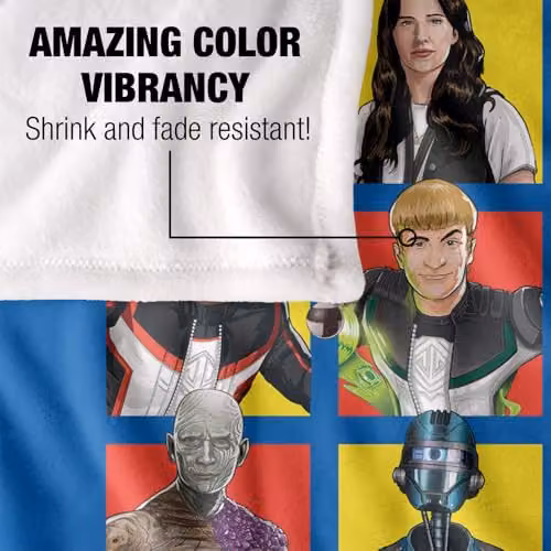 Warner Bros. Superman 2025 Character Squares Super Soft Fleece Throw Blanket, Multicolour, W: 152 cm, D: 127 cm – 2