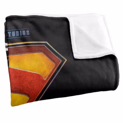 LOGOVISION Supergirl 2026 Full Colour Shield Name Soft Fleece Throw Blanket, Multicolour, W/D/H: 91 x 147 cm – 2