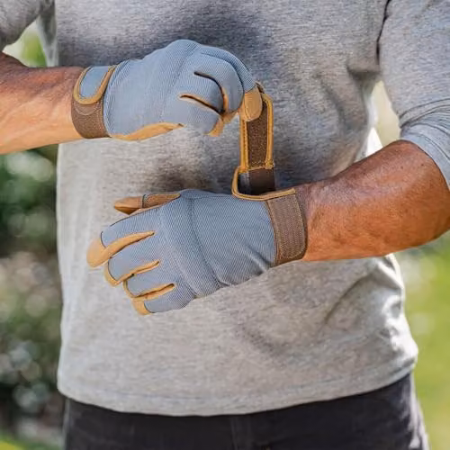 Kent & Stowe Grey Comfort Garden Gloves, Medium – 2