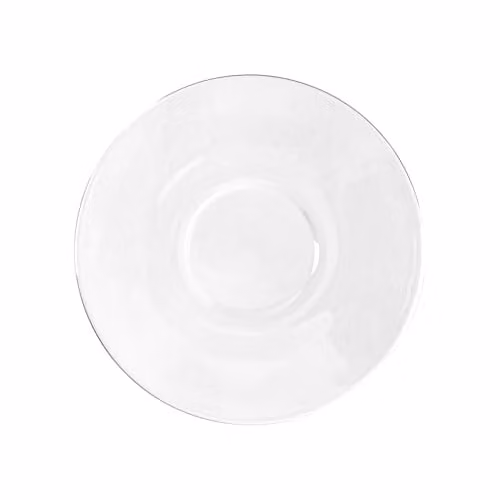Bormioli Rocco Easy Bar Glass Tea Saucer Set, 12 Piece, Transparent, Diameter: 14 cm – 1