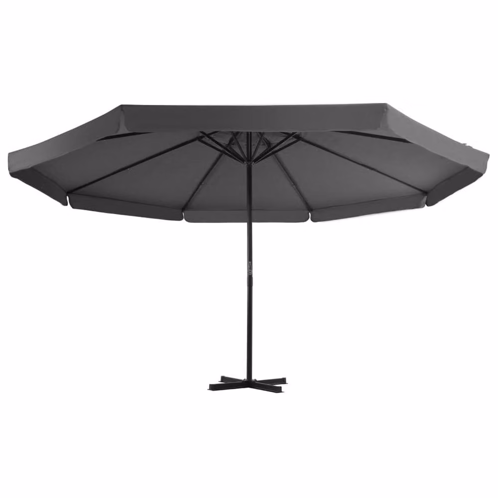 Berkfield Home Outdoor Umbrella with Portable Base in Anthracite Grey – 2