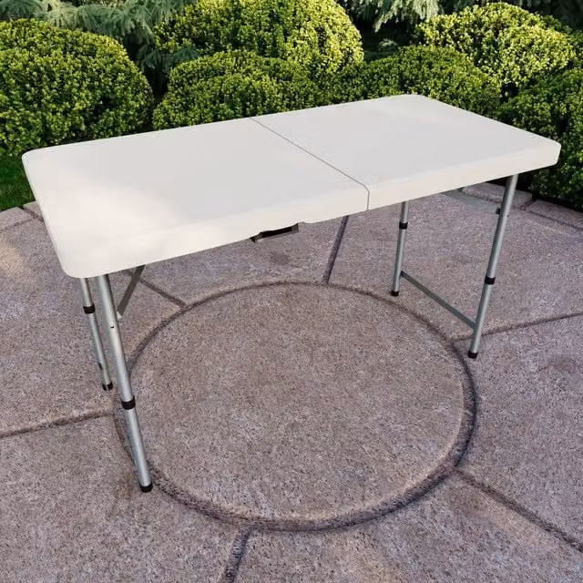 HD Designs Home Vida Folding Garden Table in White