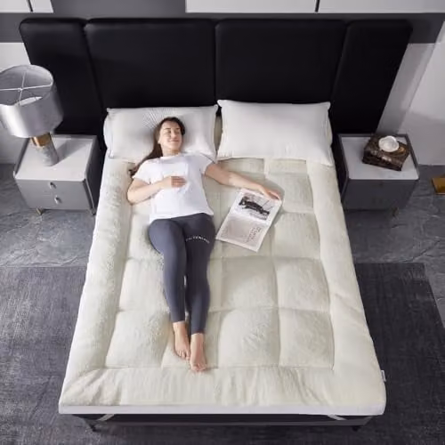 Ezysleep All Seasons Mattress Topper in White, Single, W/D/H: 90 x 200 cm, 10 cm Depth – 6