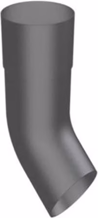 ARP Aluminium Round Swaged Downpipe Shoe, 76mm, Anthracite Grey (7016 Matt)