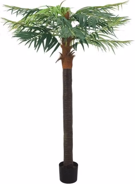 Berkfield Home Artificial Phoenix Palm Tree with Pot, Green, Height: 215 cm – 1