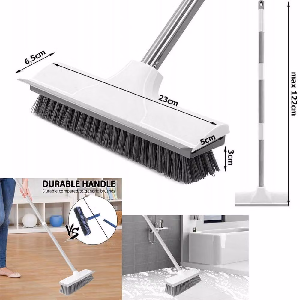 Kelvenix 2 in 1 Cleaning Brush with Telescopic Handle, White – 2