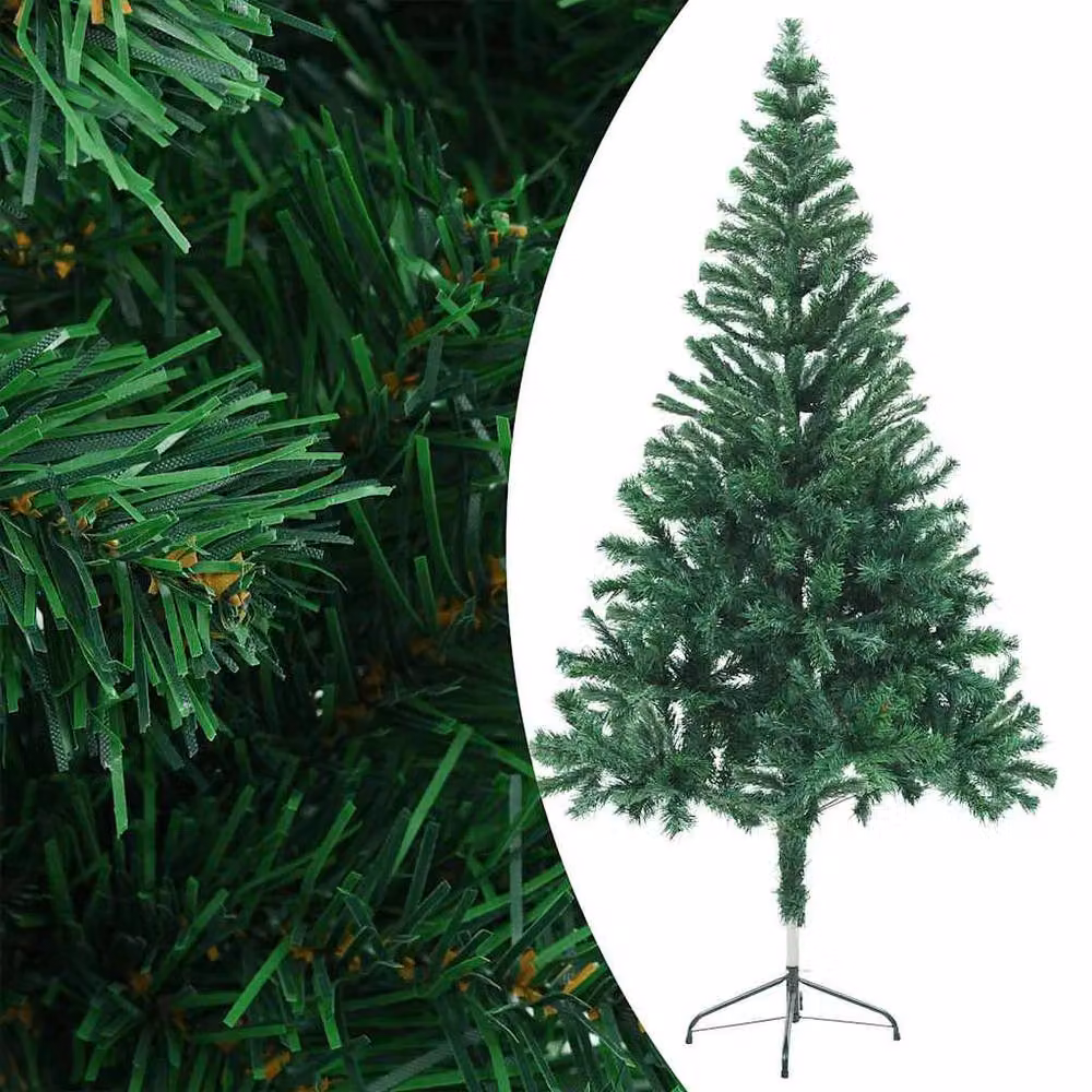 Berkfield Home Beautiful Pre-lit Artificial Christmas Tree with Green and Gold Ball Set, Height: 150 cm – 3