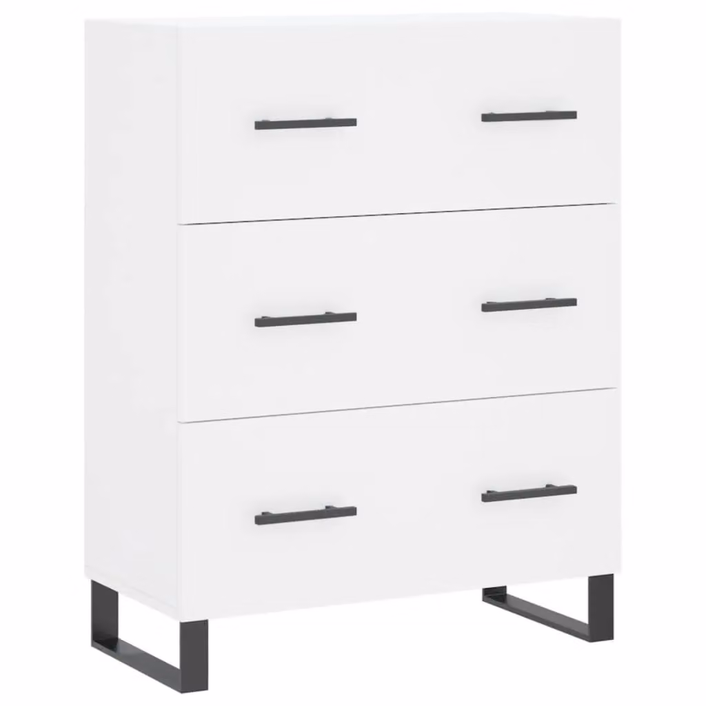 Berkfield Home White Classic Sideboard, W/D/H: 69.5 x 34 x 90 cm – 2
