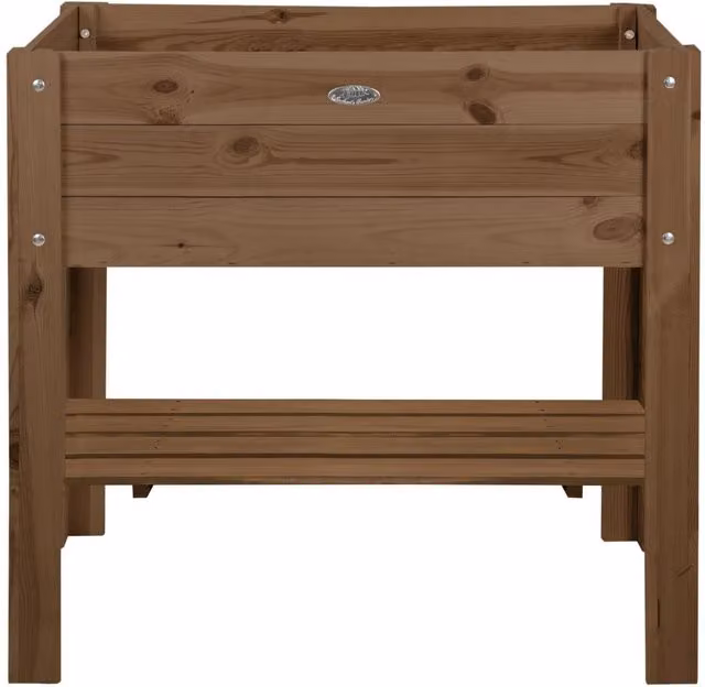 Idooka Brown Raised Wooden Planter Bed made from FSC Pine