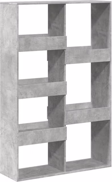 Berkfield Home Concrete Grey Room Divider in MDF, W/D/H: 100 x 33 x 155.5 cm
