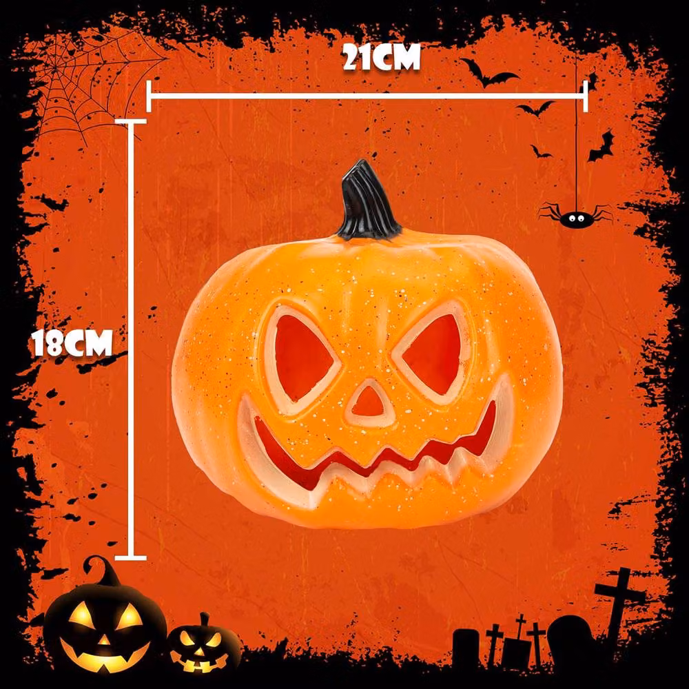 VFM e-Store Orange LED Light Up Pumpkin Tabletop Halloween Decoration – 2