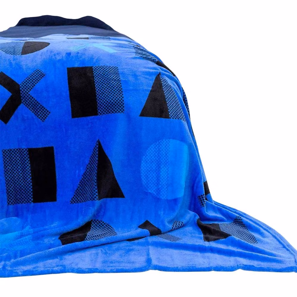 Playstation Dotted Fleece Blanket in Blue for Babies – 3