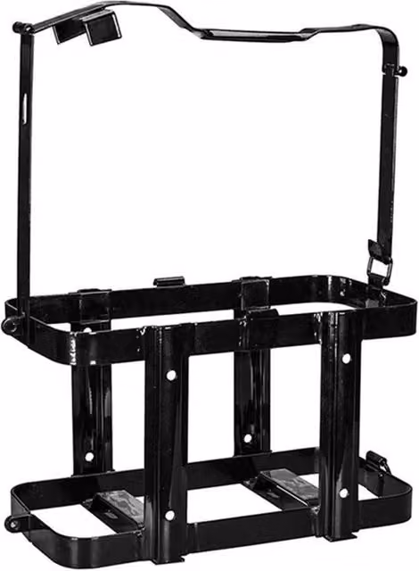 FLAVORA Carbon Steel Gas Can Holder Rack Accessory in Black, Width: 50 cm – 1