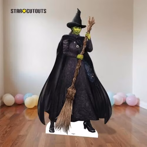 Star Cutouts SC4629 Elphaba Cynthia Erivo Wicked Green Witch Lifesize Cardboard Cutout 2-Pack in Green – 2
