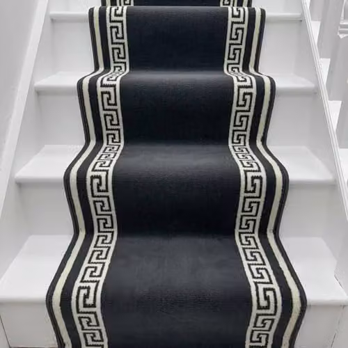 runrug Soft and Durable Stair Runner in Dark Grey, W: 70 cm, L: 450 cm, 9 mm Thick – 2