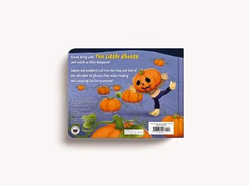 Ten Little Ghosts: A Counting Storybook by Applesauce Press, Multicolour Paper Book – 2