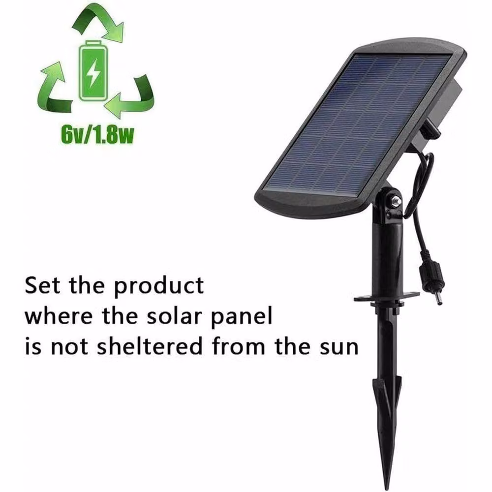 SPETLEK Solar Panel Powered Water Feature Fountain Pump in Black, W: 100 cm, D: 60 cm – 3