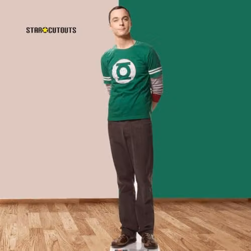 Star Cutouts Doctor Sheldon Cooper Multicolour Paper Party Decoration, W: 17.78 cm, H: 182.88 cm – 3