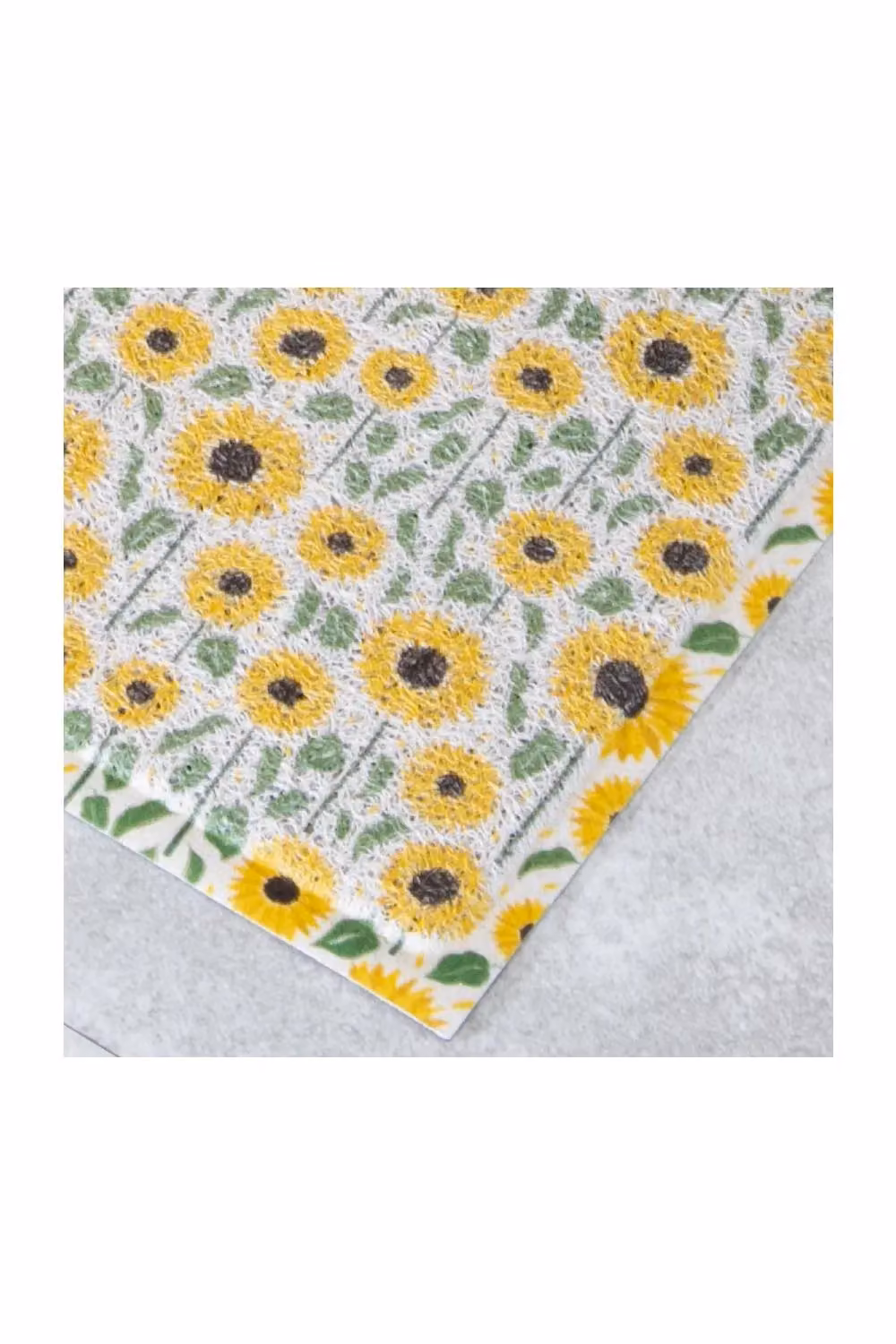 Artsy Mats Sunflower Pattern Indoor Outdoor Doormat in Yellow, W/D/H: 70 x 40 cm – 2