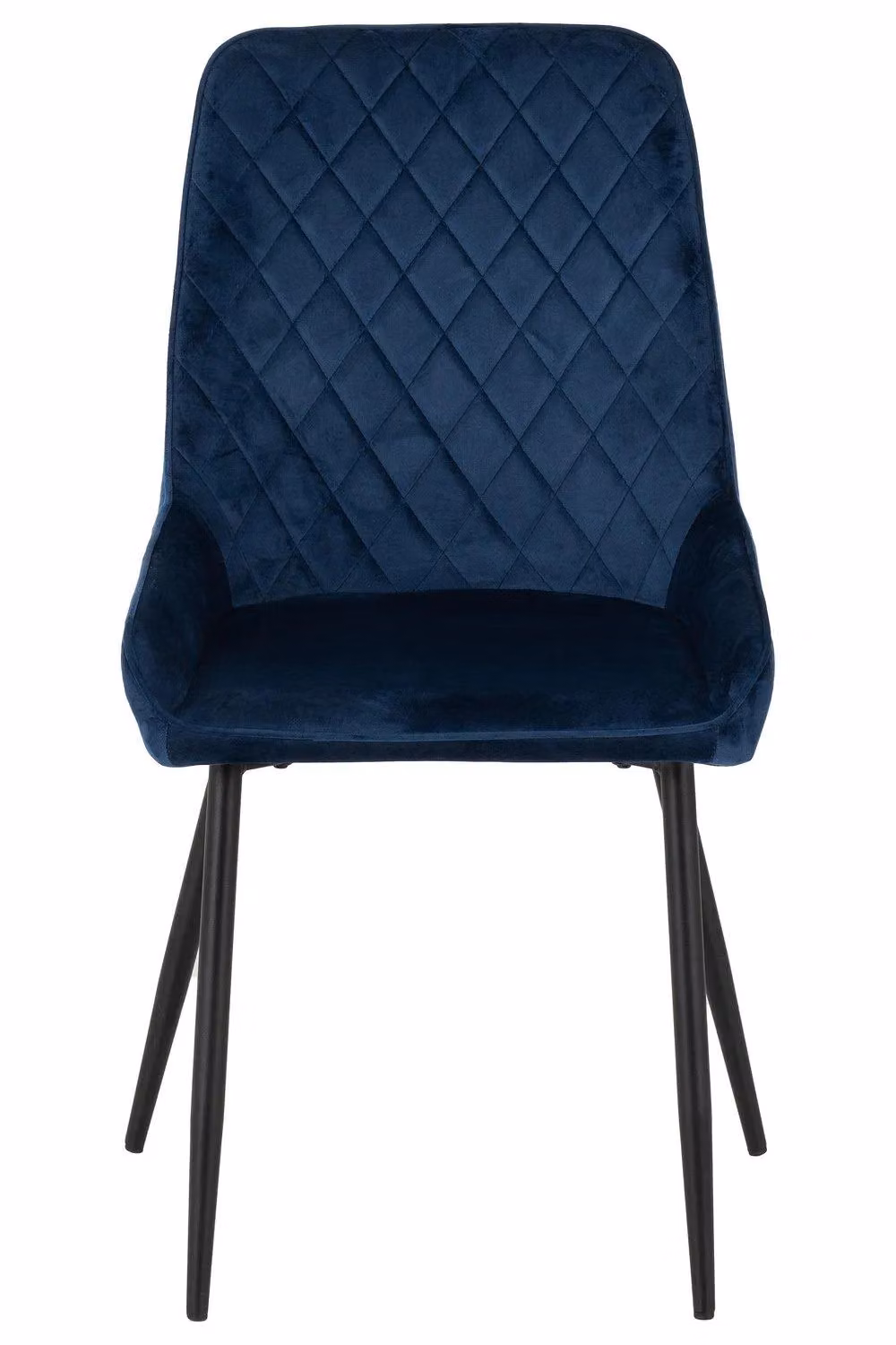 Seconique Avery Set of 2 Blue Velvet Dining Chairs – 8