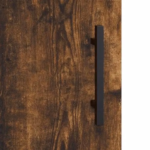 vidaXL Modern Sideboard in Brown Smoked Oak, W/D/H: 69.5 x 34.0 x 90.0 cm – 4