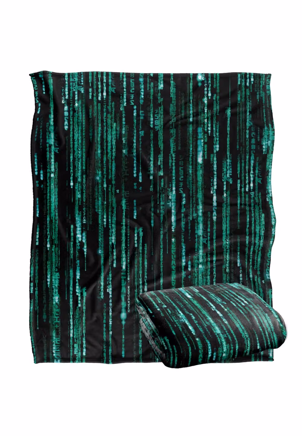 Warner Brothers The Matrix Silky Touch Super Soft Throw Blanket in White and Multicolour, W: 152 cm, D: 127 cm – 2