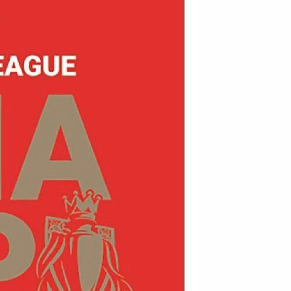 Liverpool FC Premier League Typography Graphic Paper Poster in Red – 2