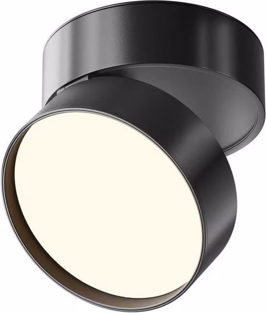 Netlighting Onda Surface Mounted LED Downlight, Black, 3000K Warm White, 1370lm – 1