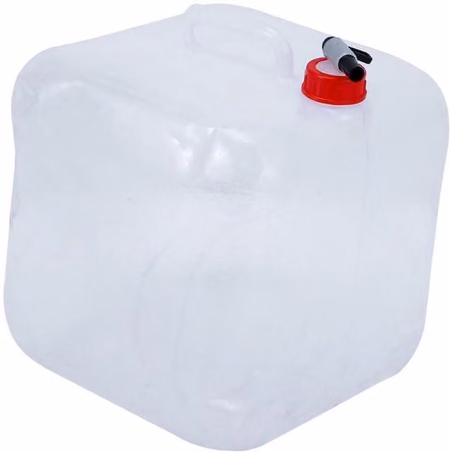 Garden Mile Transparent Camping Water Carrier Container, 15 l