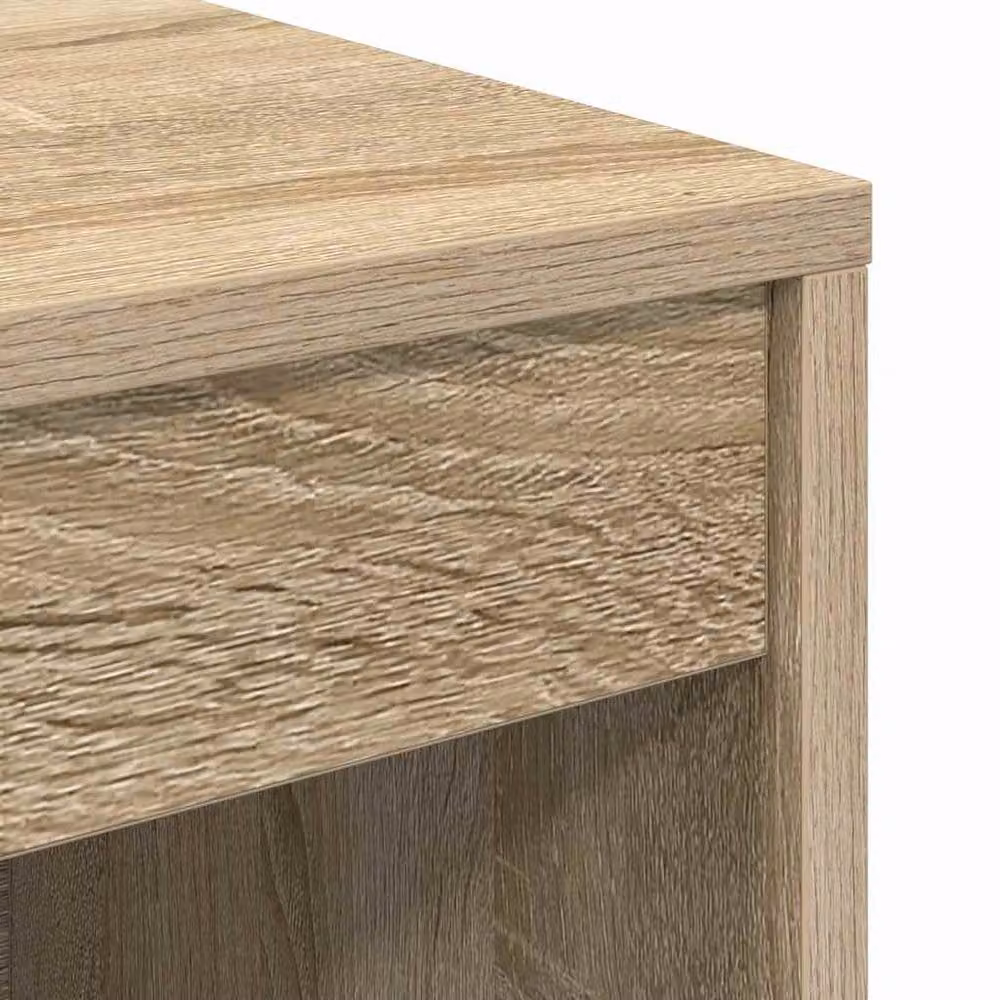 Berkfield Home Modern Writing Desk in Beige Oak, W/D/H: 90 x 40 x 76 cm – 5