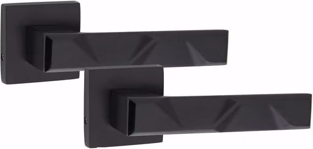 Golden Grace Matt Black Door Handles