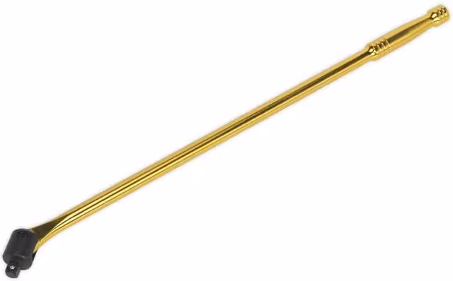 Loops 600mm Breaker Pull Bar with Replaceable 1/2 inch Square Drive Knuckle in Gold Chrome Finish