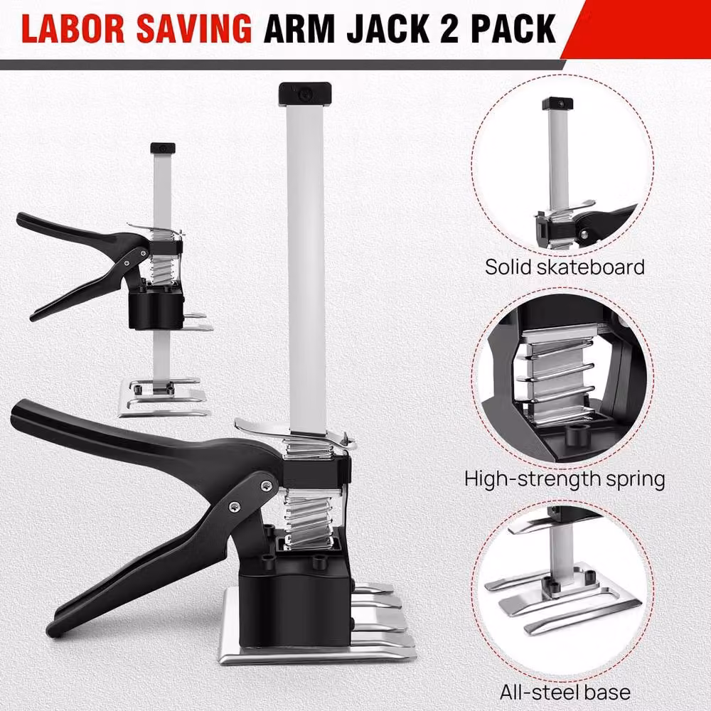 NESTLUNE Steel Arm Brick Lifter Hand Lifting Tool in Black, W: 52 cm, H: 1000 cm – 4