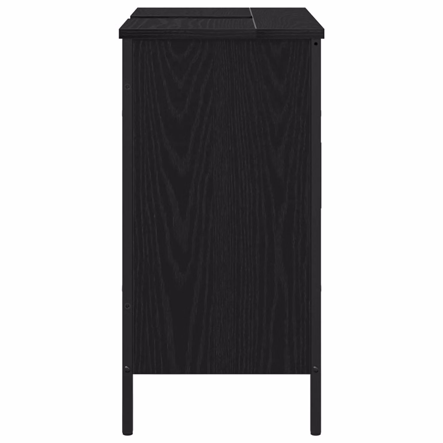 Berkfield Home Modern Black Oak Bathroom Sink Cabinet, W/D/H: 60 x 30 x 60 cm – 4