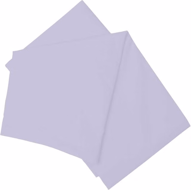 Belledorm Brushed Cotton Flat Sheet in Grey and Purple