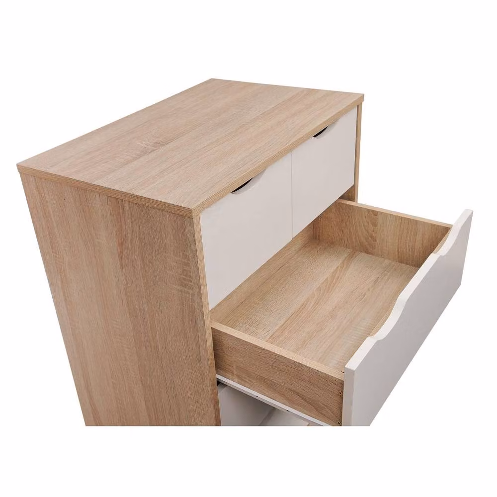 Timber Art Design Alton 3+2 Drawer Bedroom Cabinet and Bedside Chest of Drawers in Light Oak – 2