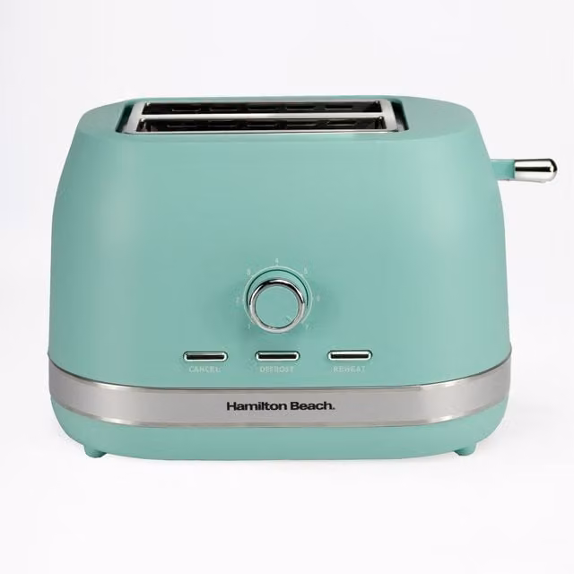 Hamilton Beach 2 Slice Toaster in Green