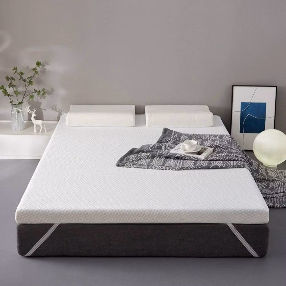 NESTLUNE White Memory Foam Mattress Topper and Storage Bag Set for Babies, W/D/H: 120 x 190 x 5 cm – 2