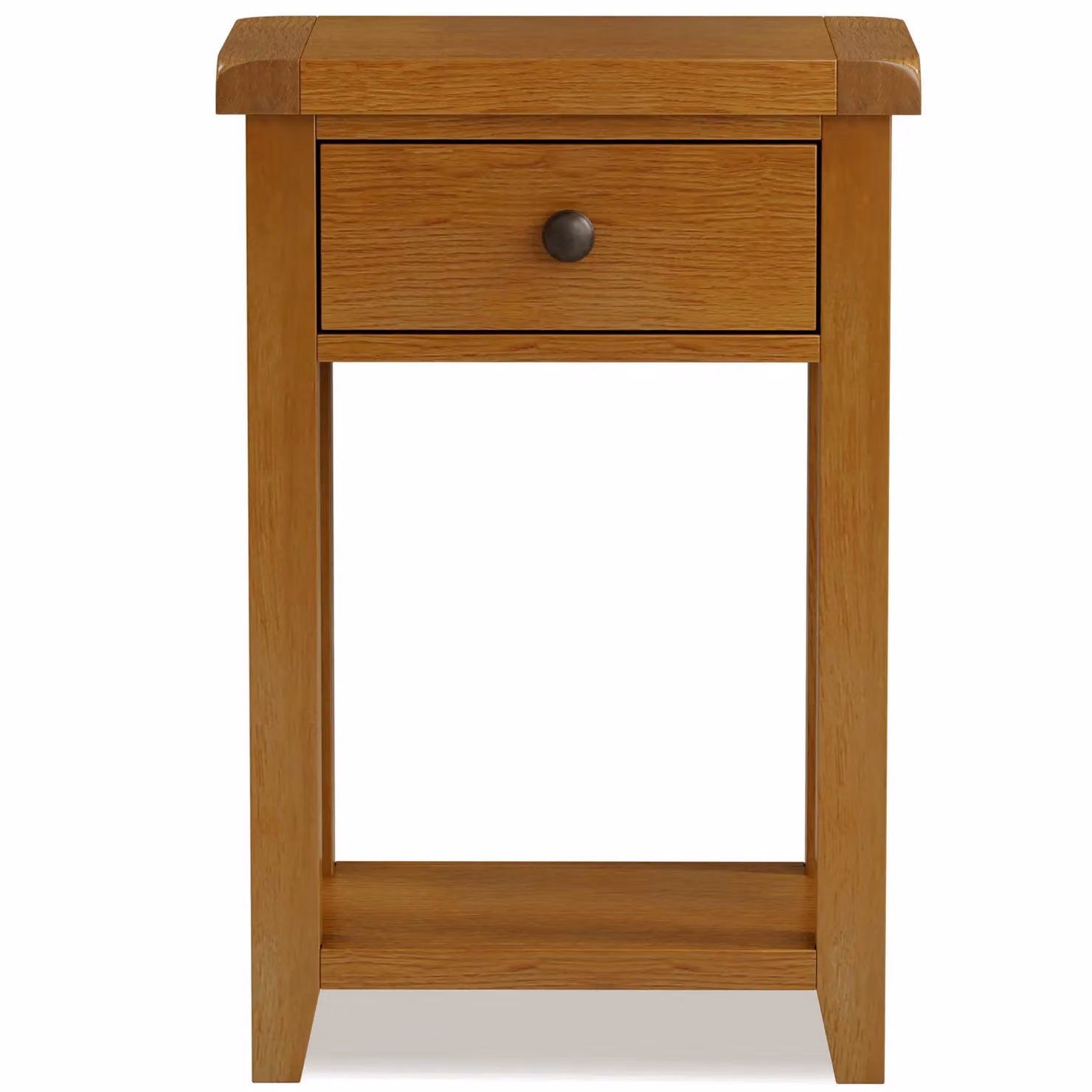 Rest Relax Elston Oak Hall Table in Brown – 2