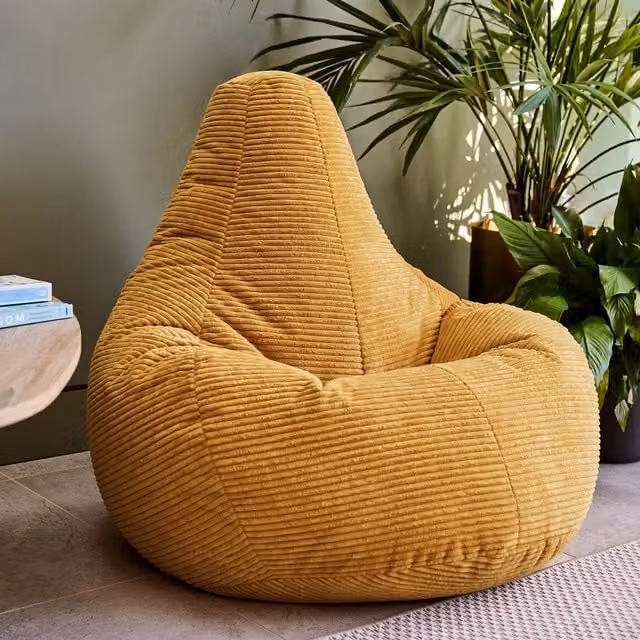 icon Dalton Gaming Bean Bag Chair, Set of 2 - Yellow