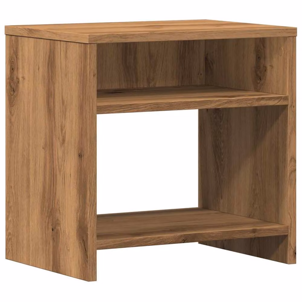 Berkfield Home Timeless Bedside Cabinets, Set of 2, Artisan Oak in Brown, W/D/H: 40 x 30 x 40 cm – 4