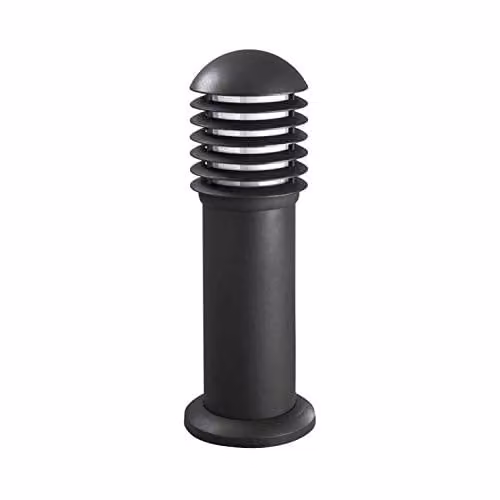 Netlighting Balizas Medium Outdoor Bollard Light in Grey with Aluminium and Polycarbonate Housing, E27, IP44 – 1