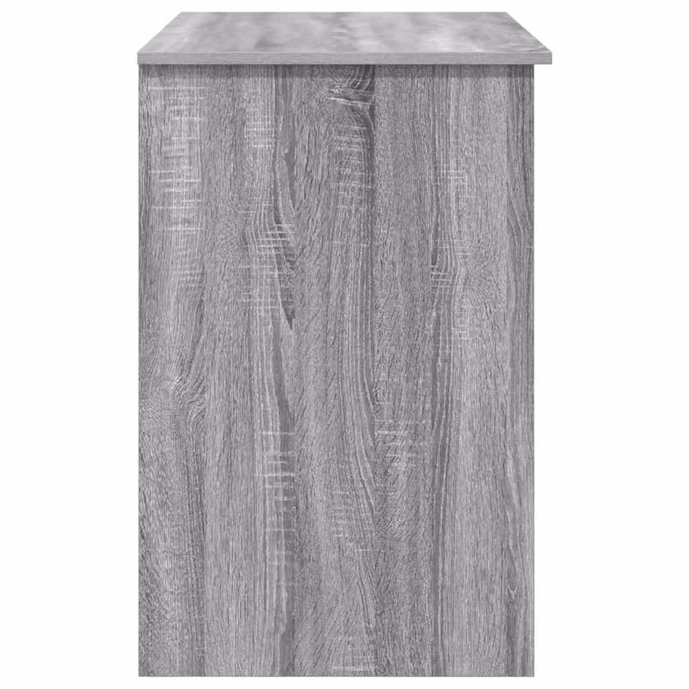 Berkfield Home Modern Writing Desk with Storage in Grey Sonoma, W/D/H: 90 x 49.5 x 75 cm – 4