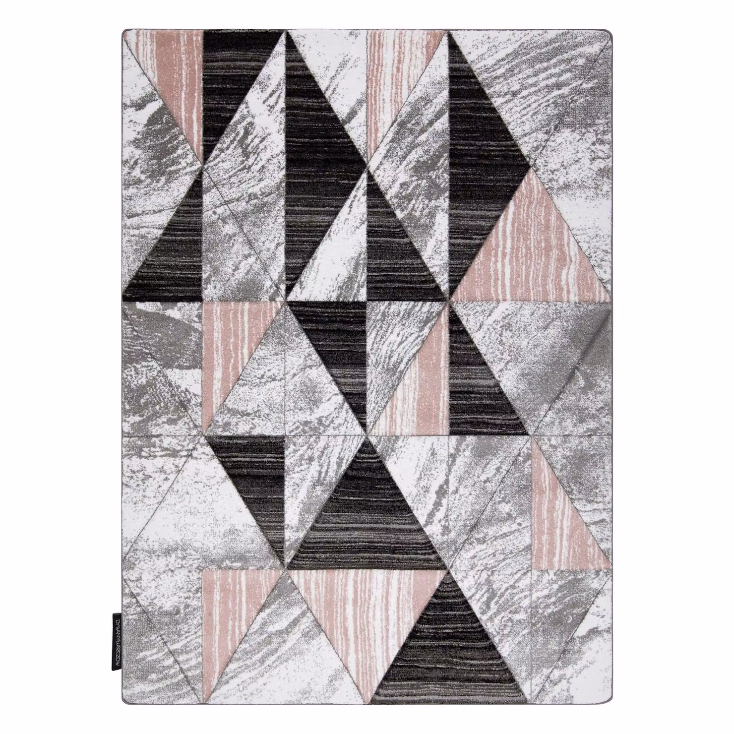 RugsX Alter Geometric Pink Rectangular Rug, W: 80 cm, L: 150 cm – 3