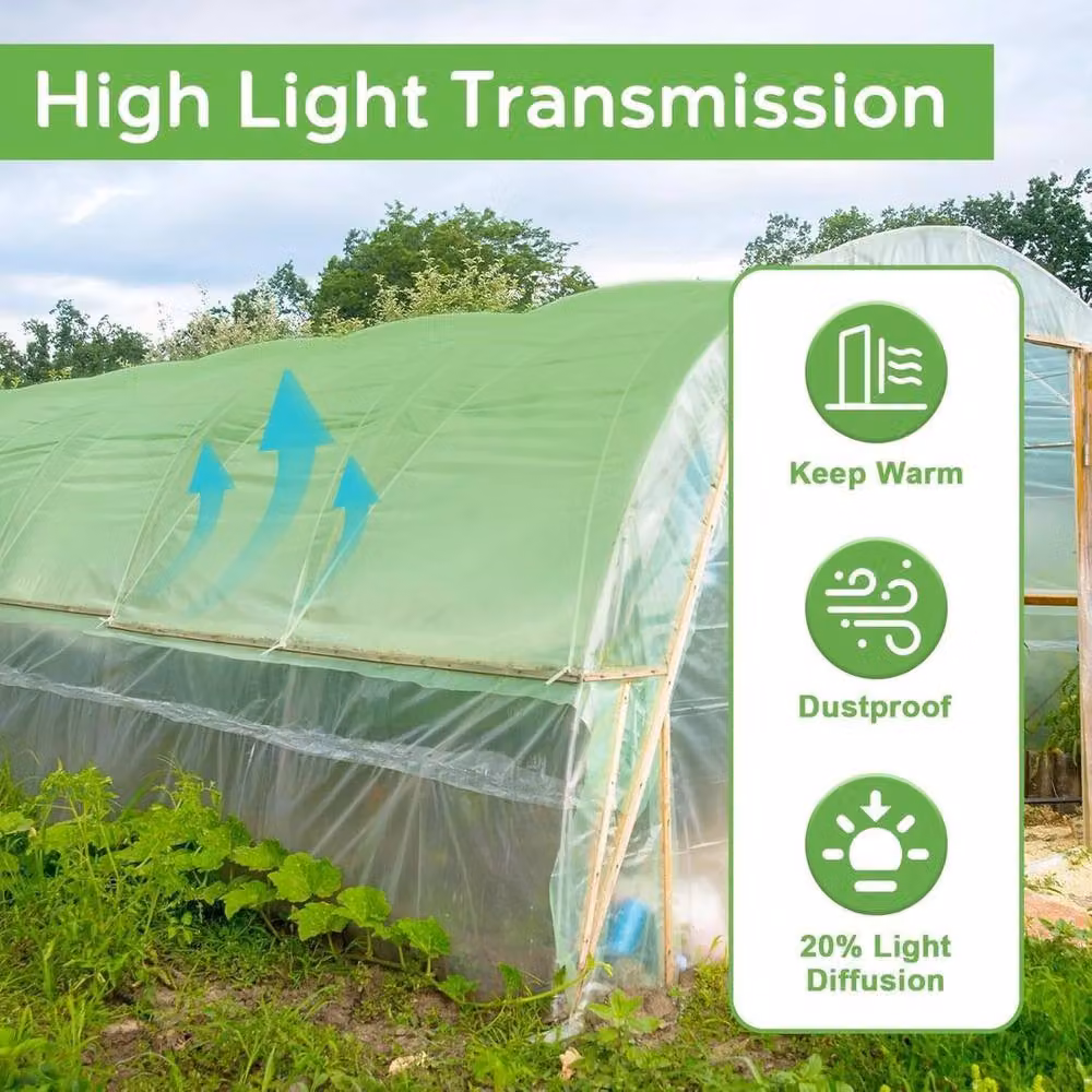 FLAVORA Transparent Polythene Horticultural Cover Growing Aid, 100g – 2