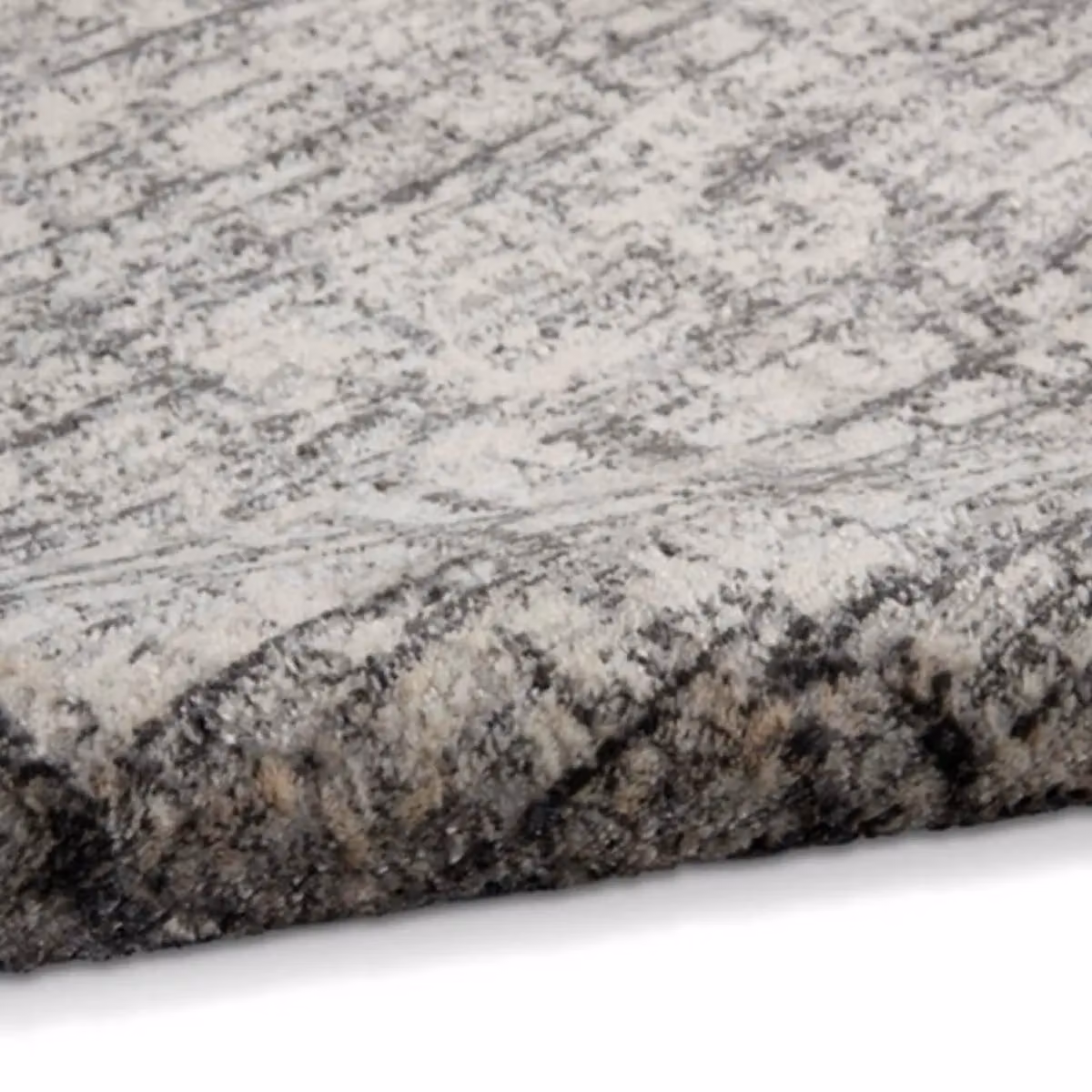 The Rug Shop UK Modern Abstract Stain-Resistant Area Rug in White and Grey, W: 240 cm, D: 305 cm – 2