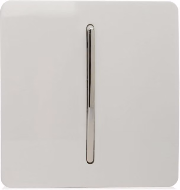 Trendi 1 Gang 2 Way Light Switch in White