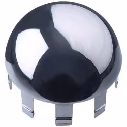 Rothley Handrail Dome Cap in Chrome Finish, Pack of 2