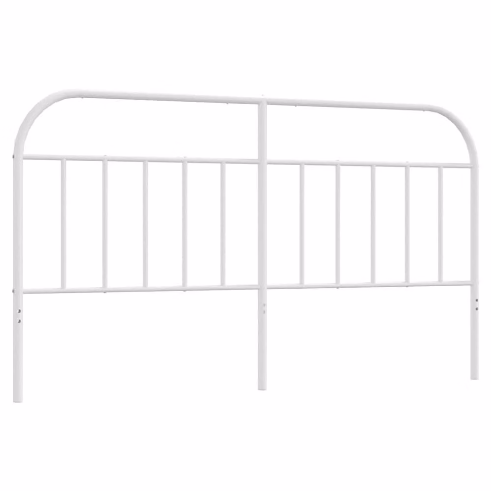 Berkfield Home Minimalist Metal Headboard in White – 2