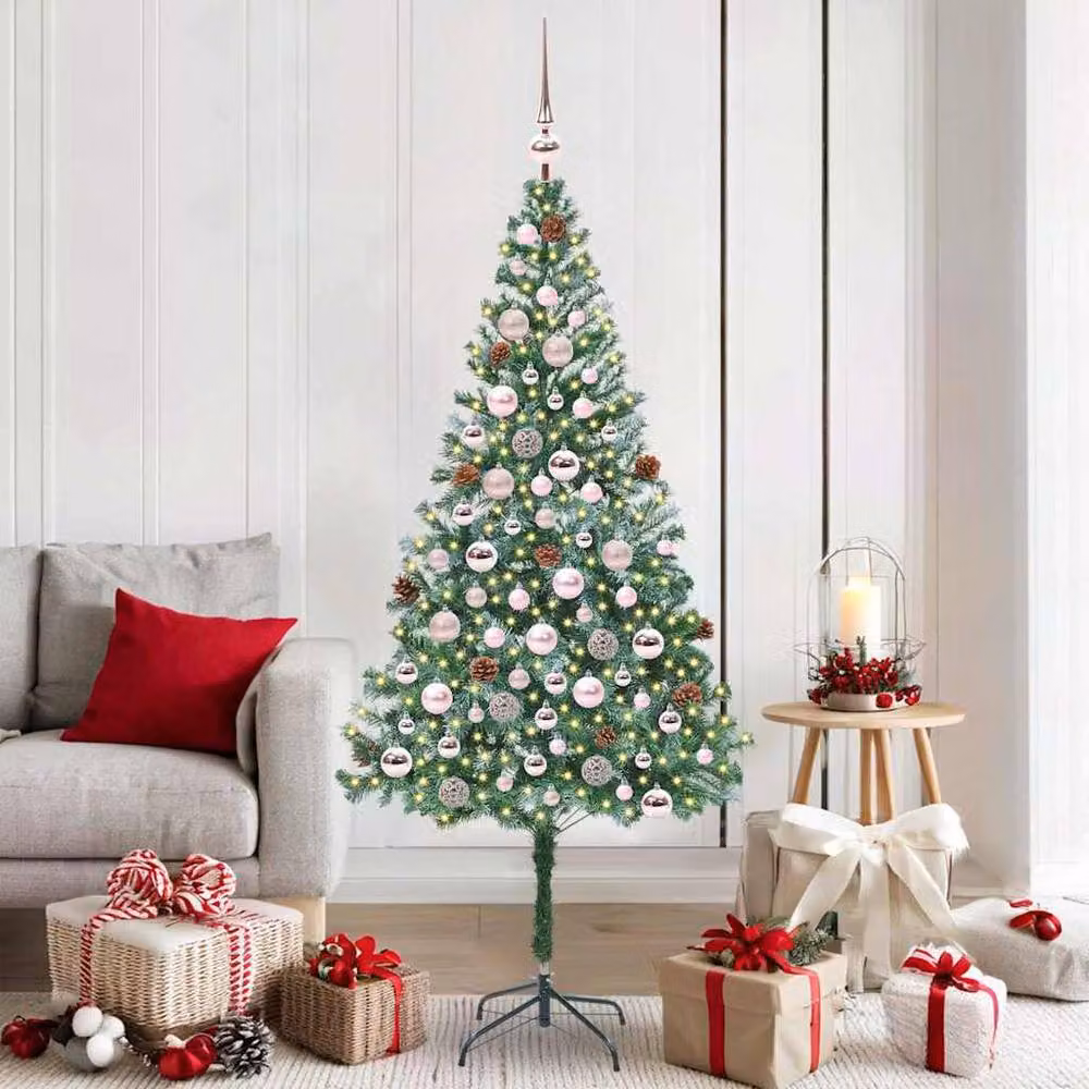 Berkfield Home Elegant Artificial Christmas Tree in Green, Height: 180 cm, W/D: 90 x 90 cm – 2